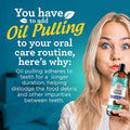 Gurunanda Cocomint Oil Pulling Mouthwash for Complete Oral Hygiene, 7 Essential Oils & Vitamins for Happy Teeth & Gums & Fresh Breath ,