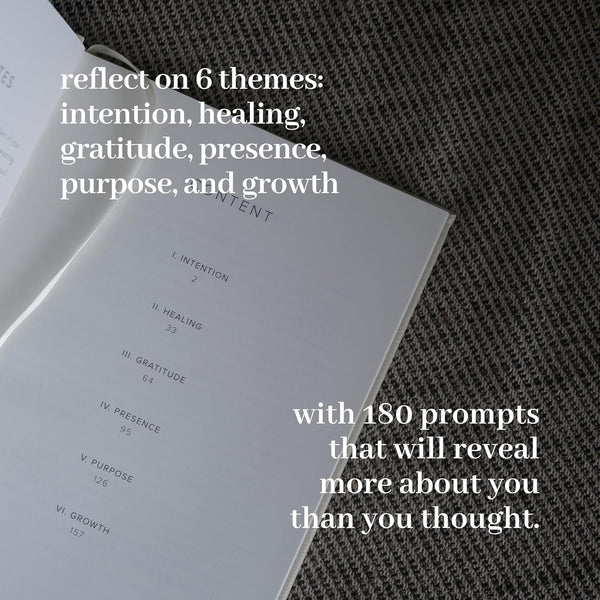 INSIDE THEN OUT Dig Deeper Journal - Guided Daily Journal with 180 Undated Prompts for Intention, Healing, Growth, Gratitude, Self Love &