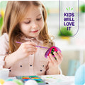 Dan&Darci Kids Rock Painting Kit - Glow in the Dark - Arts & Crafts Gifts for Boys and Girls Ages 6-12 - Craft Activities Kits - Creative Art Toys
