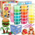 36 Colors Air Dry Clay Kit for Kids – 36 Cups with 3 Sculpting Tools | Non-Toxic Soft Modeling Clay, Creative DIY Arts & Crafts Set, Halloween