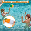 JOYIN Rainbow Beach Balls(12 Pack), 12'' Inflatable Swimming Pool Toys for Summer Water Games Kids Birthday Party Supplies Combo Set Include