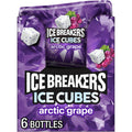 ICE BREAKERS Ice Cubes Arctic Grape Sugar Free Chewing Gum Bottles, 3.24 oz (6 Count, 40 Pieces) Arctic Grape 40 Count (Pack of 6)