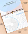 Lamare Habit Tracker Calendar Ã¢ÂÂ Premium Daily Habit Tracker Journal and Goal Board, Workout Motivation & Productivity Tool