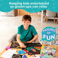 Craftikit ® Rainbow Adventure Foil Art & Scratch Art for Kids- 2-In-1 Arts and Crafts Kit for Kids Ages 4-10 - Rainbow Crafts for Boys Ages 4, 5,
