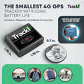 Tracki Mini GPS Tracker, Subscription Required, Cancel Anytime – Universal Compact 4G LTE Tracker for Vehicles