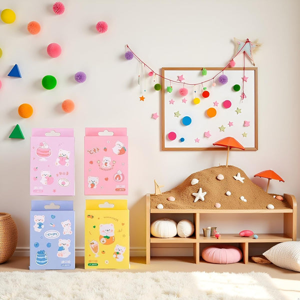 20 Pcs/Box Adhesive Bandages, Random Color Waterproof Band Aid, Cute Kids Bandages, Elastic Sticker,Cartoon Aid Patches Random Styles Adhesive