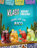 Klass Aguas Frescas | Liquid Water Enhancer | Sugar-Free Naturally Flavored Strawberry Watermelon | Keto Friendly |1.62 Oz Pack of 4 (Makes 24