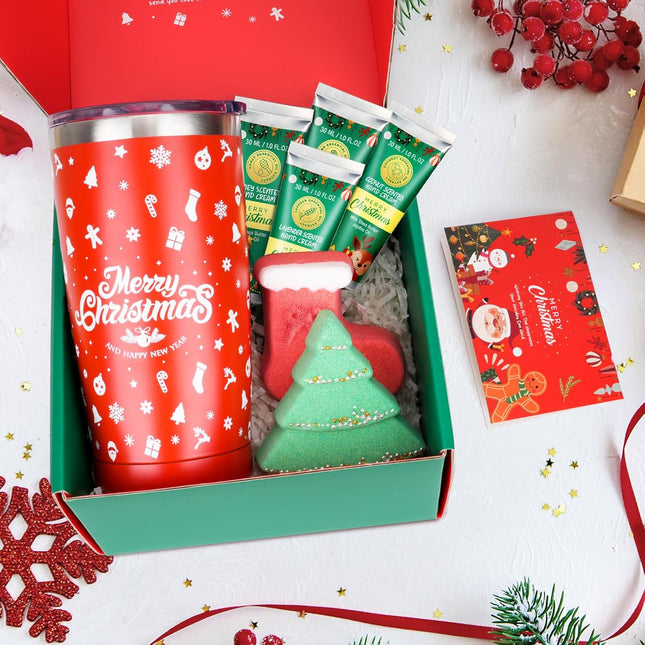 Gifts Set for Women - Christmas Basket Gift Set, Ideas Relaxing Spa Gift Basket Set for Women, Bath and Body Works Gift 