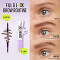 Maybelline Super Lock Brow Glue Eyebrow Gel, Lightweight Brow Gel For Up To 24HR Hold, Clear, 1 Count 000 Clear 0.23 Fl Oz (Pack of 1)