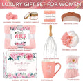 Solemon Pink Gift Baskets for Women - Valentines Day Gift Basket for Girlfriend, Teen Girls, Mom, Her, Wife