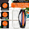 Small Makeup Bag for Purse â 2 Pcs Clear Zipper Pouches, Soft, Elastic, Waterproof Plastic Small Cosmetic Bag for Purse, Space-Efficient, Stylish