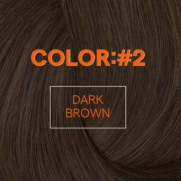 Full Shine Weft Hair Extensions Human Hair Color Dark Brown Hair Extensions Remy Straight Hair Weft Extensions Sew in Human Hair for Women