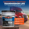 STARFIRE SAE 50W Full Synthetic Transmission Oil – 5 Gallon Pail – Heavy Duty Gear Oil for Manual Transmissions – Long Drain, High Temp, Oxidation