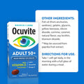 Ocuvite Adult 50+ Eye Vitamins and Mineral Supplements with Lutein, Zeaxanthin and Omega-3 from Bausch + Lomb 90 Soft Gels