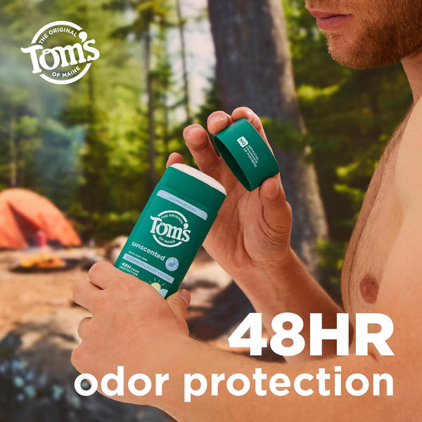 TomÃ¢ÂÂS of Maine Unscented Natural Deodorant for Women and Men, Aluminum Free, 3.25 Oz