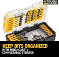 DEWALT Screwdriver Bit Set, 40 Pcs. Impact Ready, FlexTorq Impact Driver Bit Set with Storage Case (DWA2T40IR) One Size