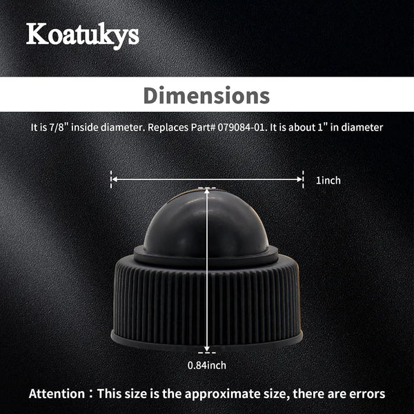 631-04381 Oil Cap Bulb Assy Replacement for Remington Electric Chainsaw and Polesaws 079084-01 107512-01 (2/Pack)
