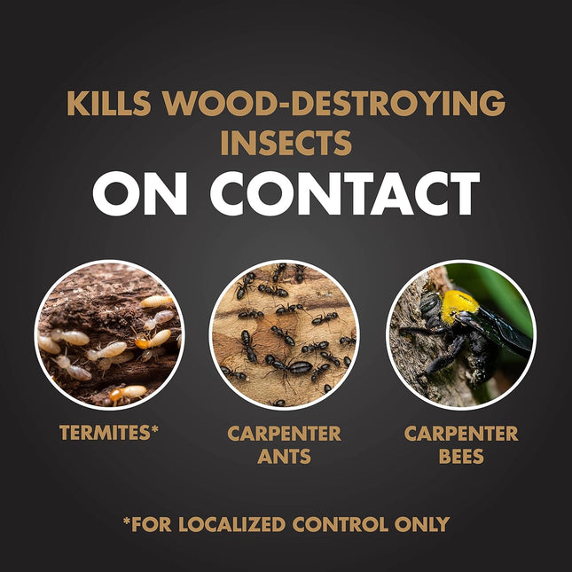 Spectracide Terminate Termite & Carpenter Ant Killer, Localized Control Termite 