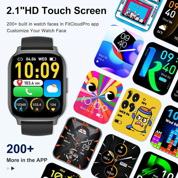 Smart Watch for Men Women Fitness: Make/Answer Call Smart Watches for Men Digital Mens watches Running Waterproof Smartwatch Android Phones iPhone