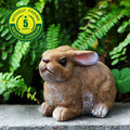 LEGIFO Bunny Decor Yard Decorations Outdoor Set of 3, Bunny Decorations for Home Garden Outdoor Statues, Easter Rabbit Figurines mom Gifts Brown
