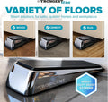 STRONGEST HOME Door Stoppers for Bottom of Door – Heavy Duty Metal Rubber Stopper, Non-Slip Door Stop for Heavy Doors, Works on Wood, Tile &