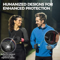Rivmount Lightweight Winter Running Gloves, Touch Screen & Anti-Slip Warm Thermal Glove Liners, Cool Weather Driving Cycling Hiking Biking Walking