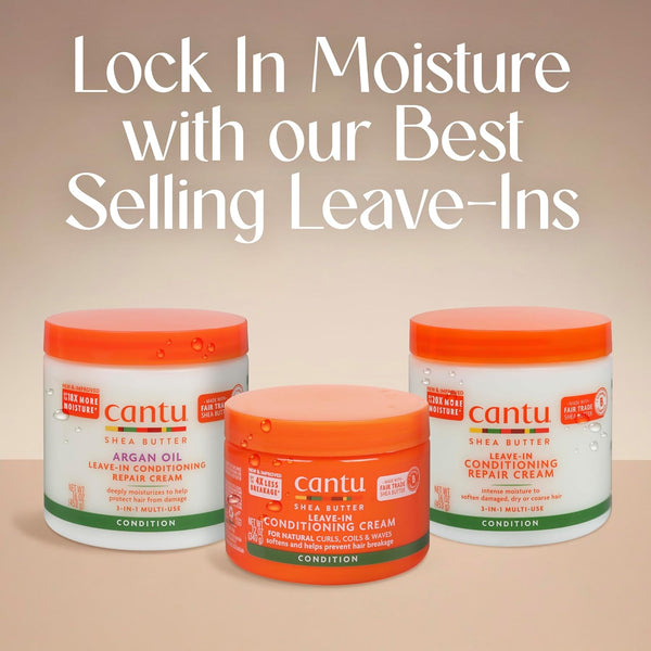 Cantu Argan Oil Leave in Conditioning Repair Cream, 16 Ounce 16 Ounce (Pack of 1)