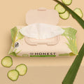 The Honest Company Hydrate + Cleanse Naturally Scented Wipes | Cleansing Multi-Tasking Wipes | 99% Water, Plant Based, Hypoallergenic | Aloe +