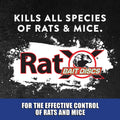 RatX Bait Discs 1 lb. Bag - Contains 45 Discs - for Indoor or Outdoor Use No Size