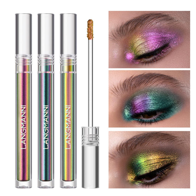 Jolilab Metallic Liquid Chameleon Eyeshadow, Multi-Dimensional Eye Looks, Long-L
