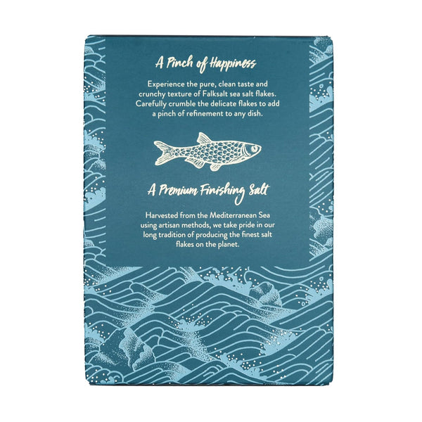 Falksalt - Natural Sea Salt Flakes, Light & Crunchy Gourmet Sea Salt Flakes for Cooking, Baking, & Finishing (8.8 oz) 8.8 Ounce (Pack of 1)