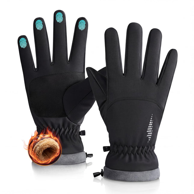 Rivmount Winter Waterproof Ski Snow Warm Gloves for Women Men, Windproof Cold We