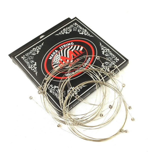 20-Pack Economy Single Acoustic Guitar Strings Bulk .011 High E (Custom Light) 11 Gauge, Individual Packed