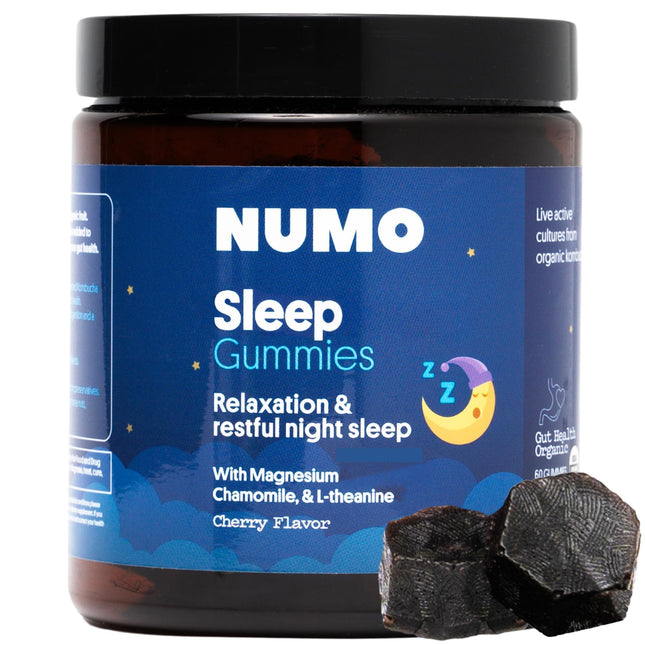 Numo Melatonin Free Sleep Gummies - Natural Sleep Aid with Magnesium, L-Theanine