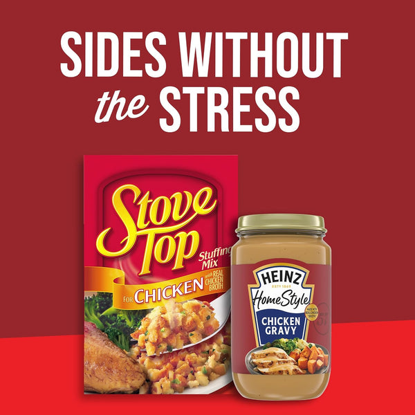 Stove Top Stuffing Mix, 1 Box, for Dinner Sides and Thanksgiving Dinner, Chicken, 6 oz 6 Ounce (Pack of 1)