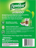 Benefiber On the Go Prebiotic GLP-1 Friendly Fiber Supplement Powder for Digestive Health, Daily Fiber, Unflavored - 28 Sticks (3.92 Ounces) 28