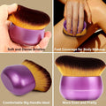 Extra Large Body Makeup Brush for Self Tanner, Leg Makeup &Bronzer Blend,75 Mm Wide-Headed Kabuki Brush Provides More Even &Pretty Application,