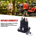 Gashwer 12V Starter Solenoid Relay Riding Lawn Mower Compatible with Cub Cadet XT1 XT2 Enduro RZT LT1 ZT1 ZT2 MTD Troy-Bilt Craftsman Yard Man