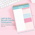 Sweetzer&Orange Daily & Weekly To Do List Notepad, 52 pages, Teal