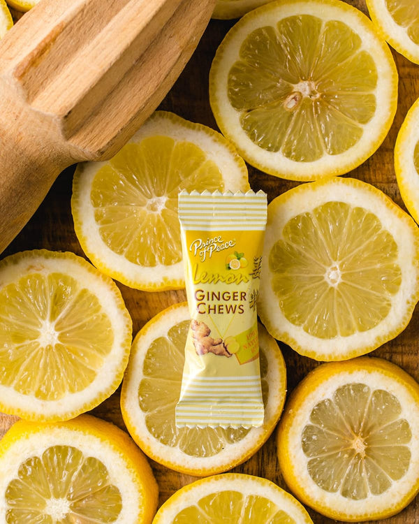 Prince of Peace Ginger Chews with Lemon, 2.2lb/1 kg. – Candied Ginger – Candy Pack – Ginger Chews Candy – Natural Candy 35.2 Ounce (Pack of 1)