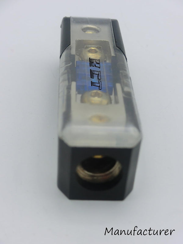 in-LINE Mini ANL Fuse Holder 2/4GA-2/4GA with Fuse Distribution Block Stereo/Audio/CAR
