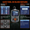 CGSULIT Scan Tool SC204 OBD2 Scanner, Check Engine Light Code Reader with Reset, One-Click I/M, Clear Error Code, DTC Lookup & More, Car