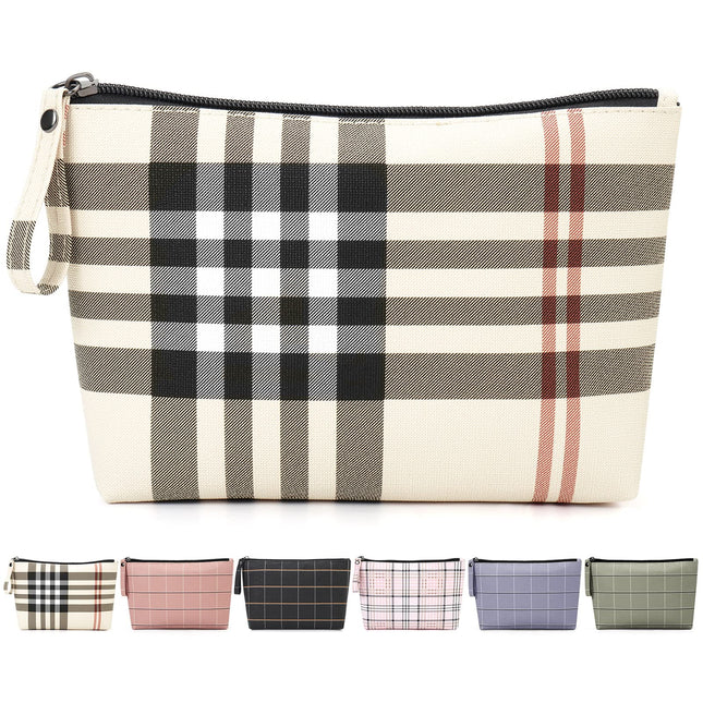 MAANGE Small Makeup Bag for Purse Cosmetic Bags for Women Pu Leather Makeup Pouc