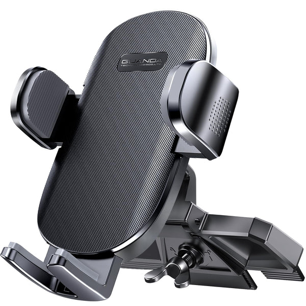 Car Phone Holder, Universal CD Slot Phone Mount, Hands Free Automobile Cell Phone Stand, 360° Adjustable Phone Mount for Car Compatible with