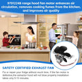97012248 Motor Range Hood Fan Motor Compatible with Broan and Nutone Kitchen Exhaust Fan Replacement Replace 40000 and 42000 Series AP4527731,