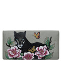 Anna by Anuschka Women's Hand-Painted One Size Garden Panther