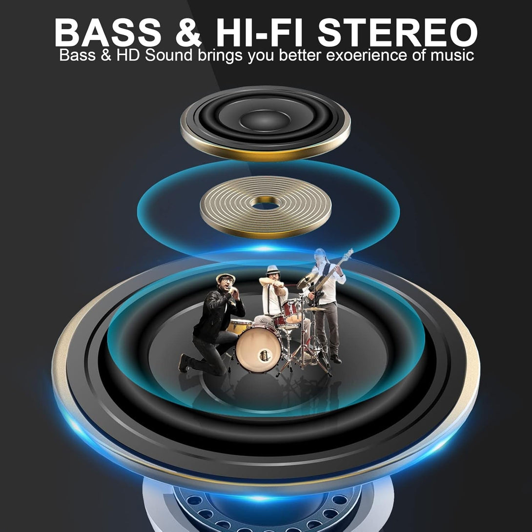 Yobola Wireless Earbuds, Bluetooh Earbuds, Deep Bass Light Weight Mini Wireless Headphones for Running/Fitness, 25Hrs Playtime, Built-In Microphone, Touch Control, IPX5 Waterproof