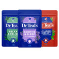 Dr Teal's Epsom Salt Magnesium Soak, Lavender, Eucalyptus & Wellness Trio, 3 lbs (Pack of 3) Lavender, Eucalyptus, and Rosemary 48 Ounce (Pack of 3)