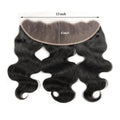 Body Wave Human Hair Bundles with Frontal (10 10 12 12+10Frontal) 12A 4 Bundles Human Hair with Closure 13X4 HD Lace Frontal 100% Unprocessed