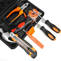 8 Piece Hand Tool Set, High Strength Steel Tools for Home Repair, Car Maintenance, Furniture Assembly with Convenient Storage Case, Basic Tool Kit